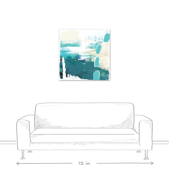 Shades Of Blue 30" x 30" Canvas Wall Art